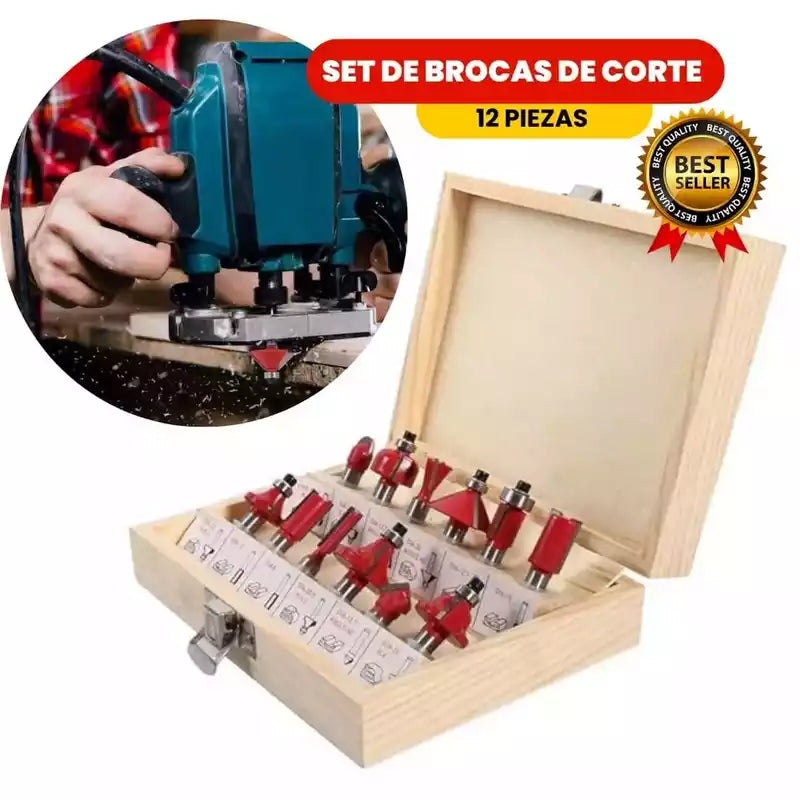 Fresas MultiCut - Kit de 12 piezas