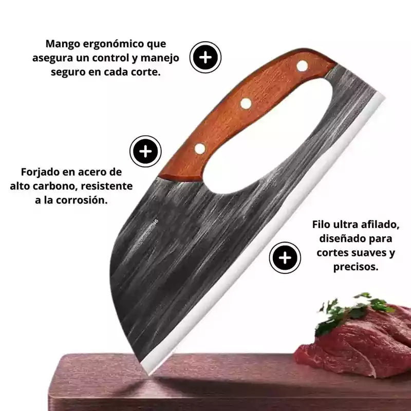 ChefSharp | Corte preciso y cómodo con la mejor cuchilla forjada.